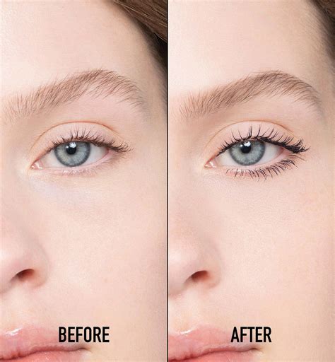 dior mascara show|diorshow mascara before and after.